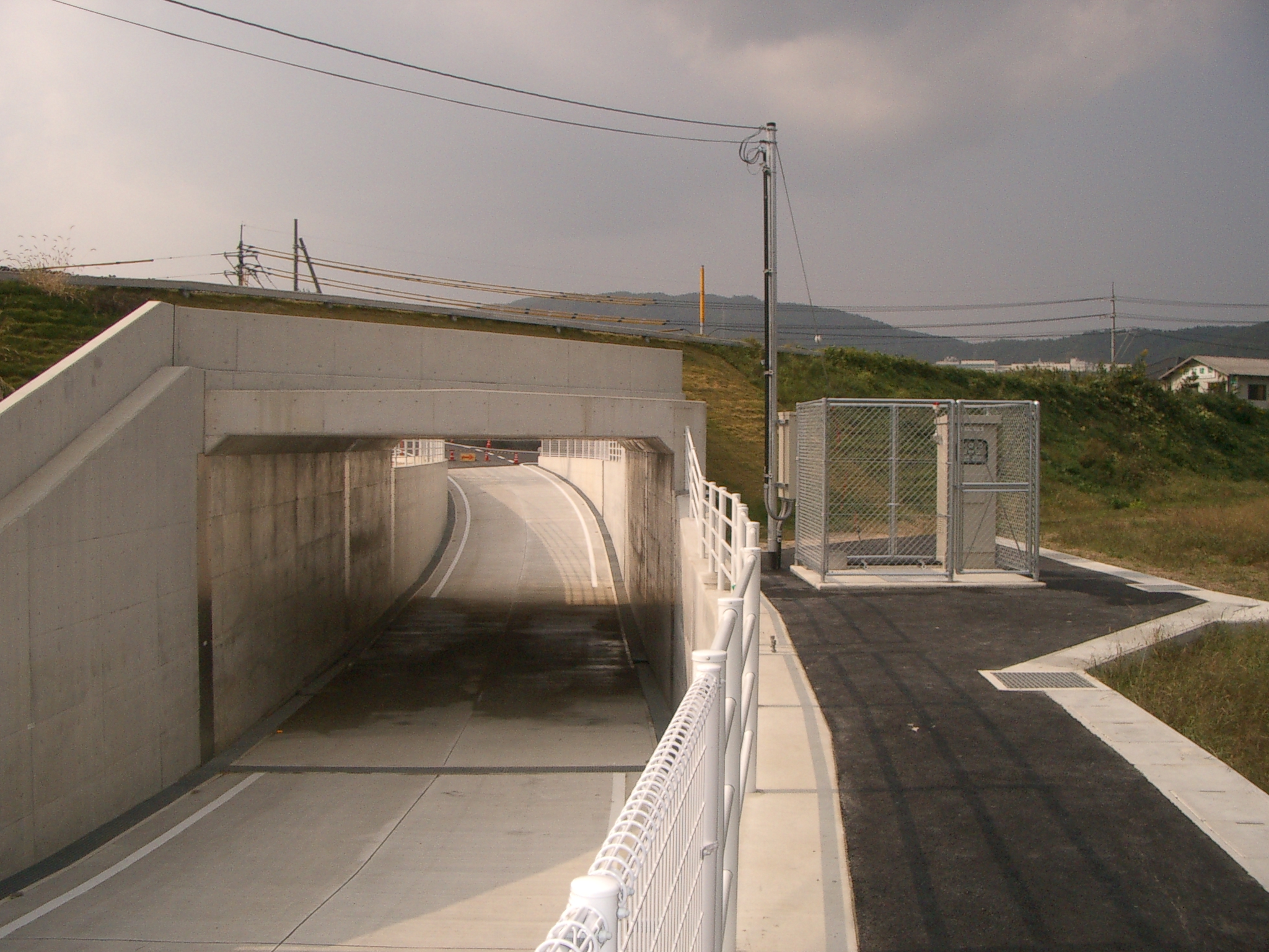 岡山県建部鉄道アンダーパスポンプ工事