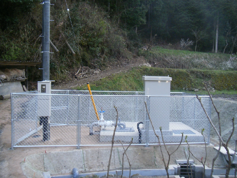 真庭市農業用水送水施設工事