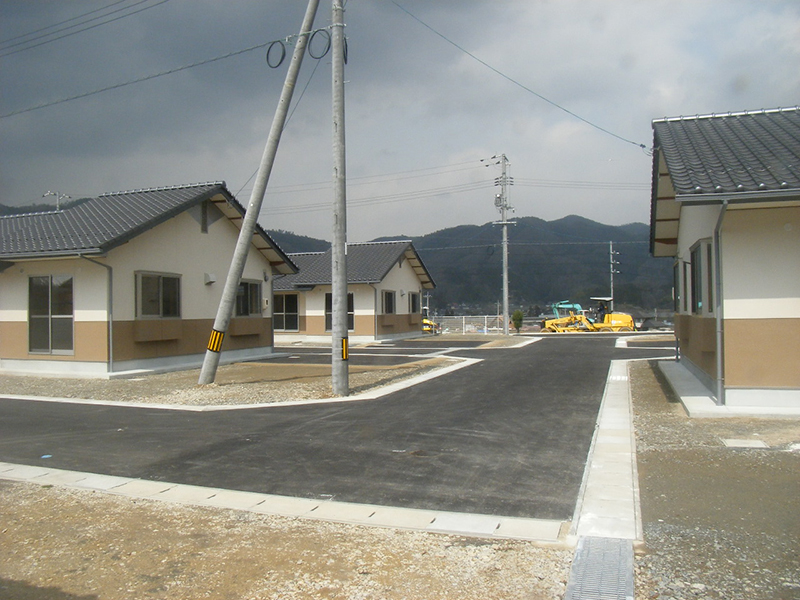 真庭市市営住宅内舗装新設工事